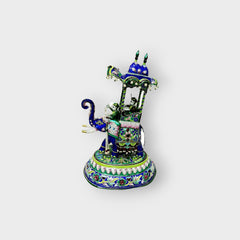 Elephant Ambari Banaras Gulabi Meenakari Art