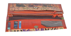 Elephant Design Leather Purse
