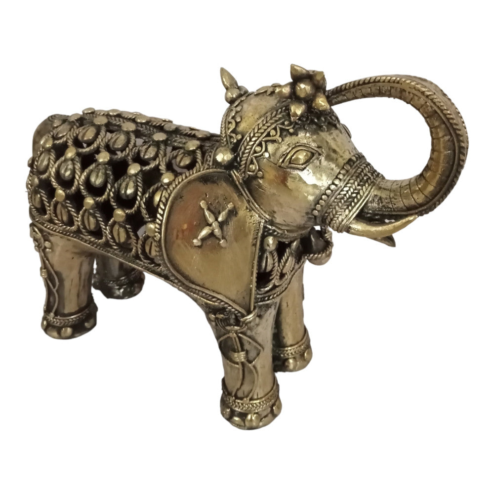 Elephant Standing Metal Craft Style 11
