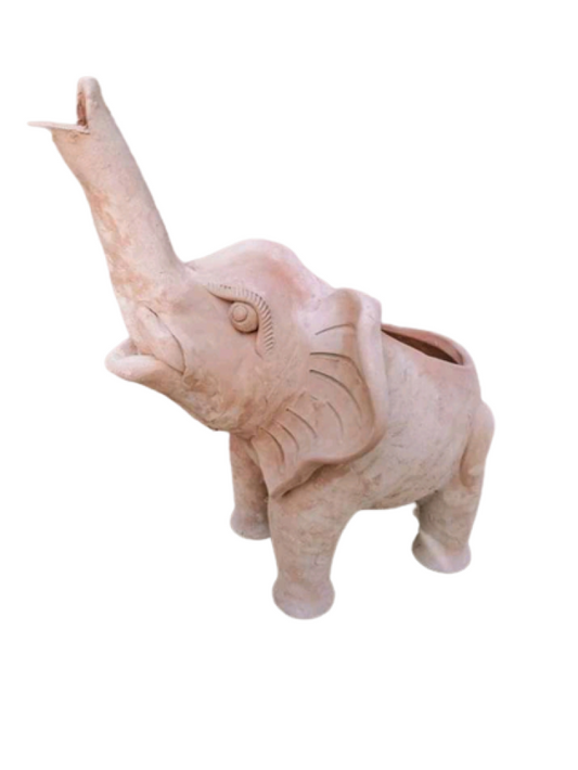 Elephant Vase Pot Pokharan Pottery