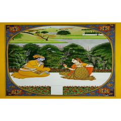Emperor & Empress In Garden (8x12 inch)