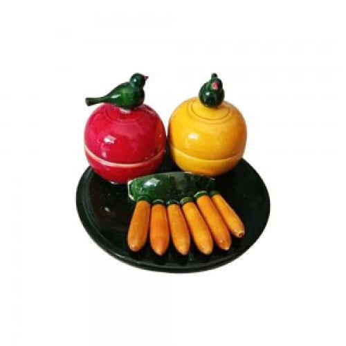 Haldi-KumKum Wooden Craft Box