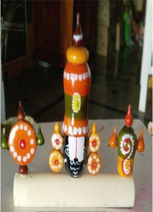 Etikoppaka Toys Wooden Multicolor Tirupati