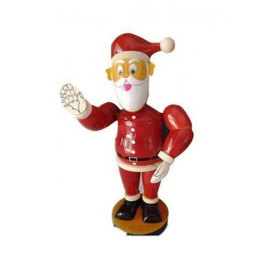 Handmade Lacquer Wooden Etikoppaka Toy Kids Friend Santa Clause