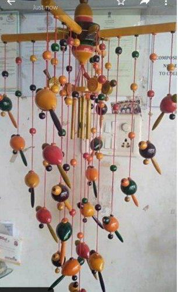 Handmade Lacquer Wooden Etikoppaka Toy Of Big Wall Hanging for Decoration Purpose