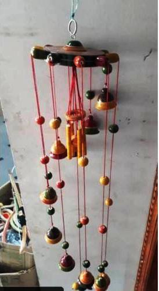 Handmade Lacquer Wooden Etikoppaka Toy Of Wall Hanging