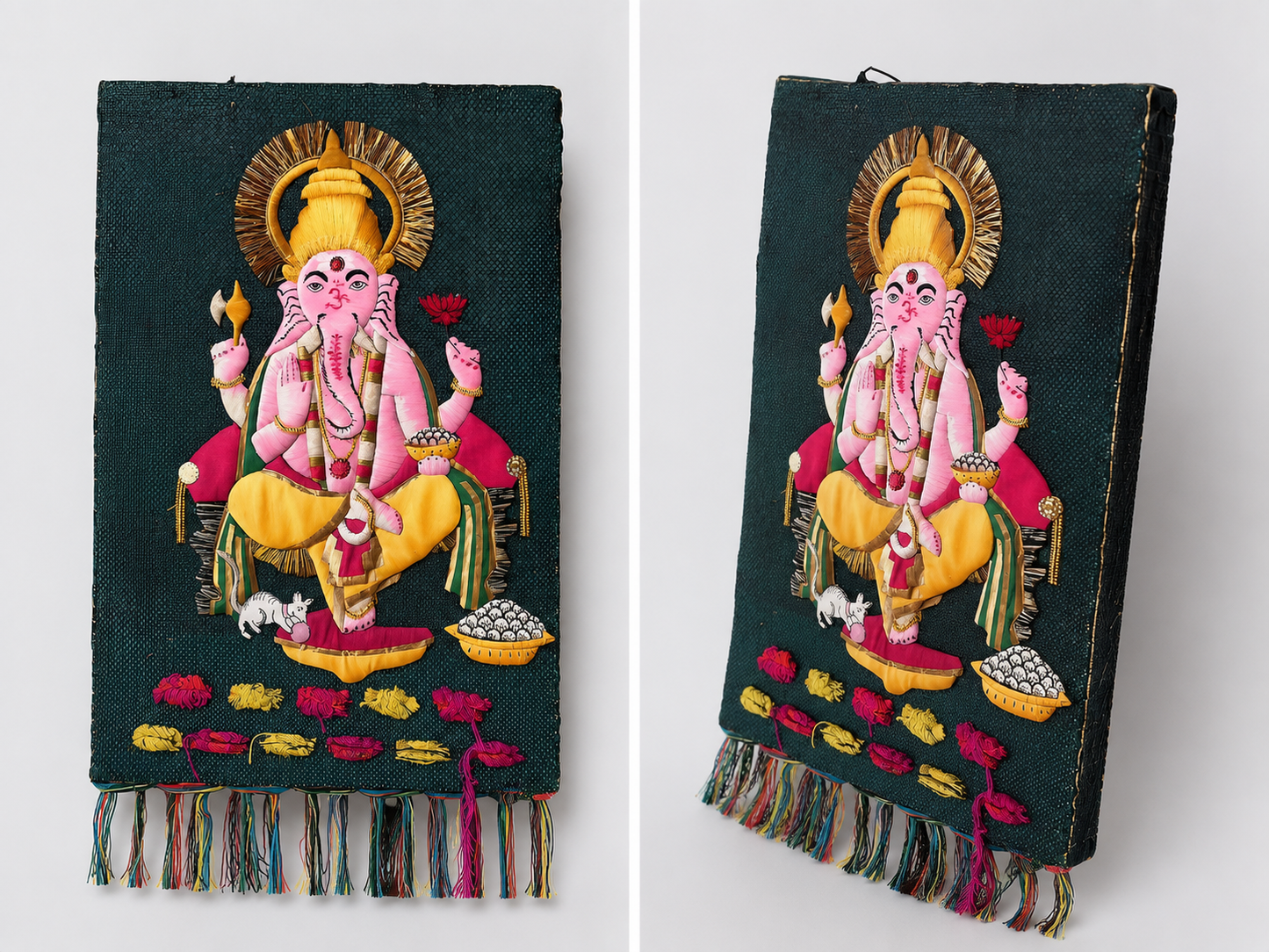 Jute Wall Hanging of Ganesh
