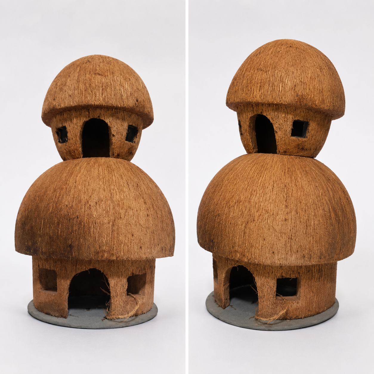 Two flor House Coconut Shell Craft