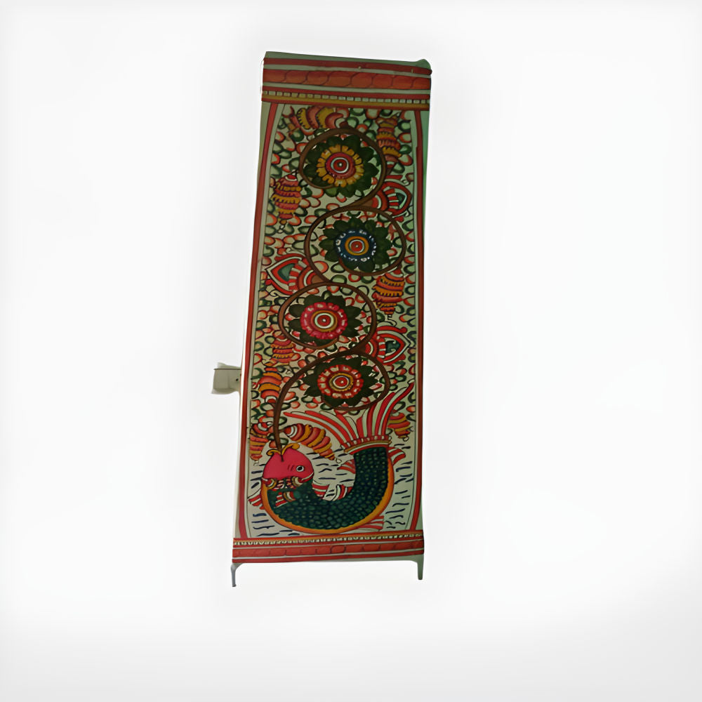 Fish Floral Square Floor Lamp