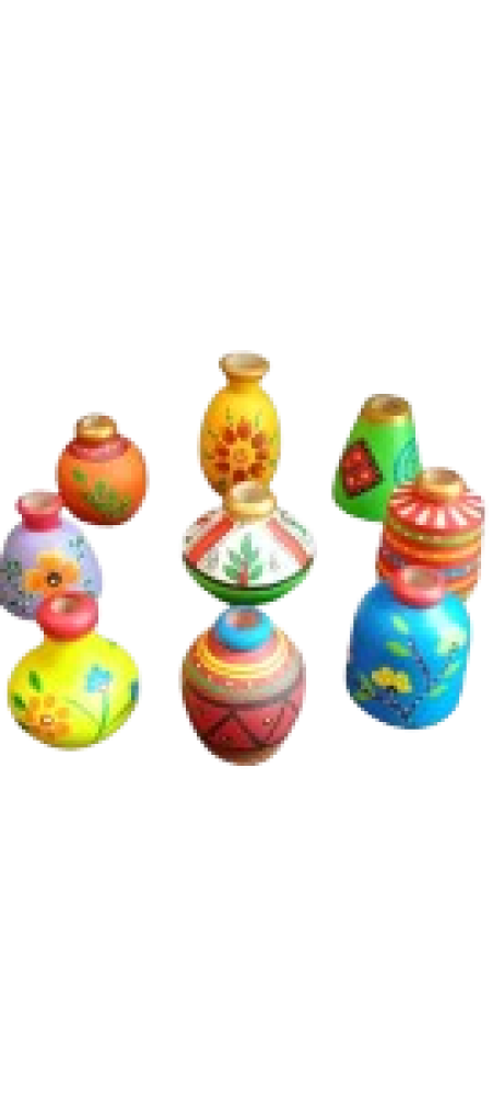 Flower Pot Wooden Set Of 9