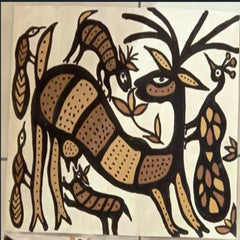Forest Theme Khovar Paintings
