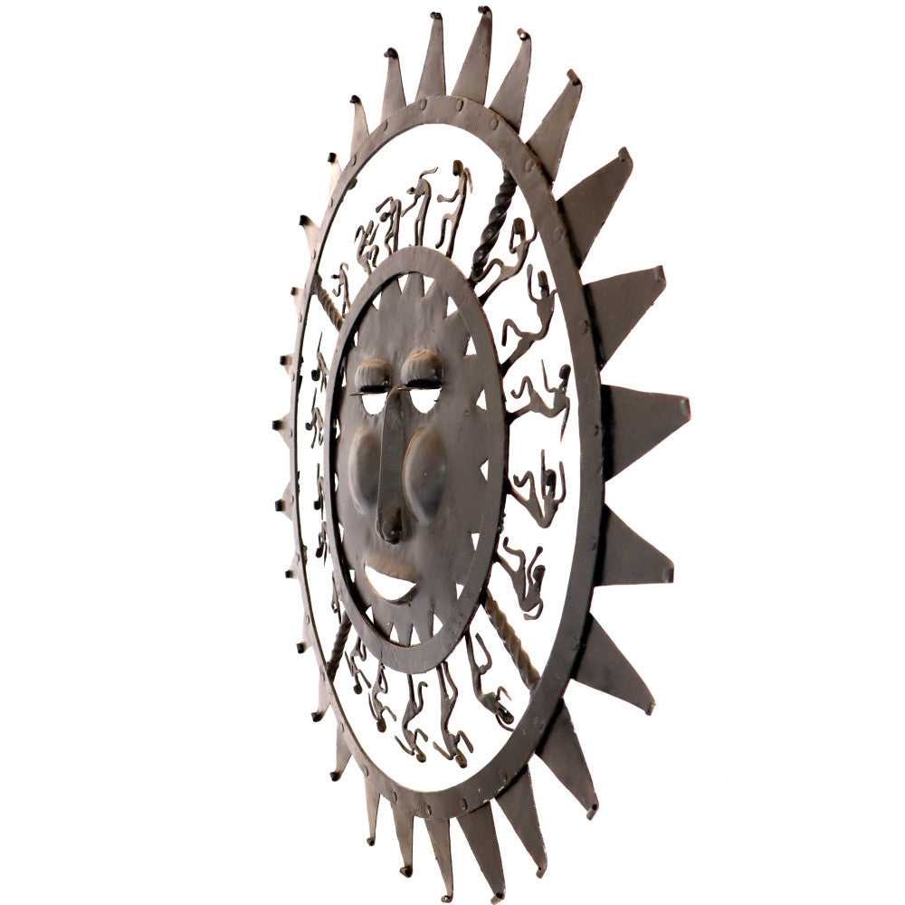 Full sun faced wall hanging