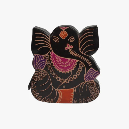 Ganesh Coin Pouch Black
