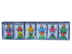 Ganesh Saj Stand Wooden Set of 6