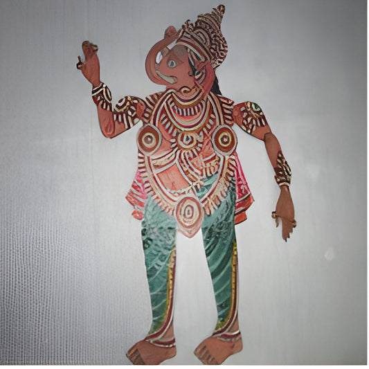 Ganesha Leather Puppet (1.5 ft)