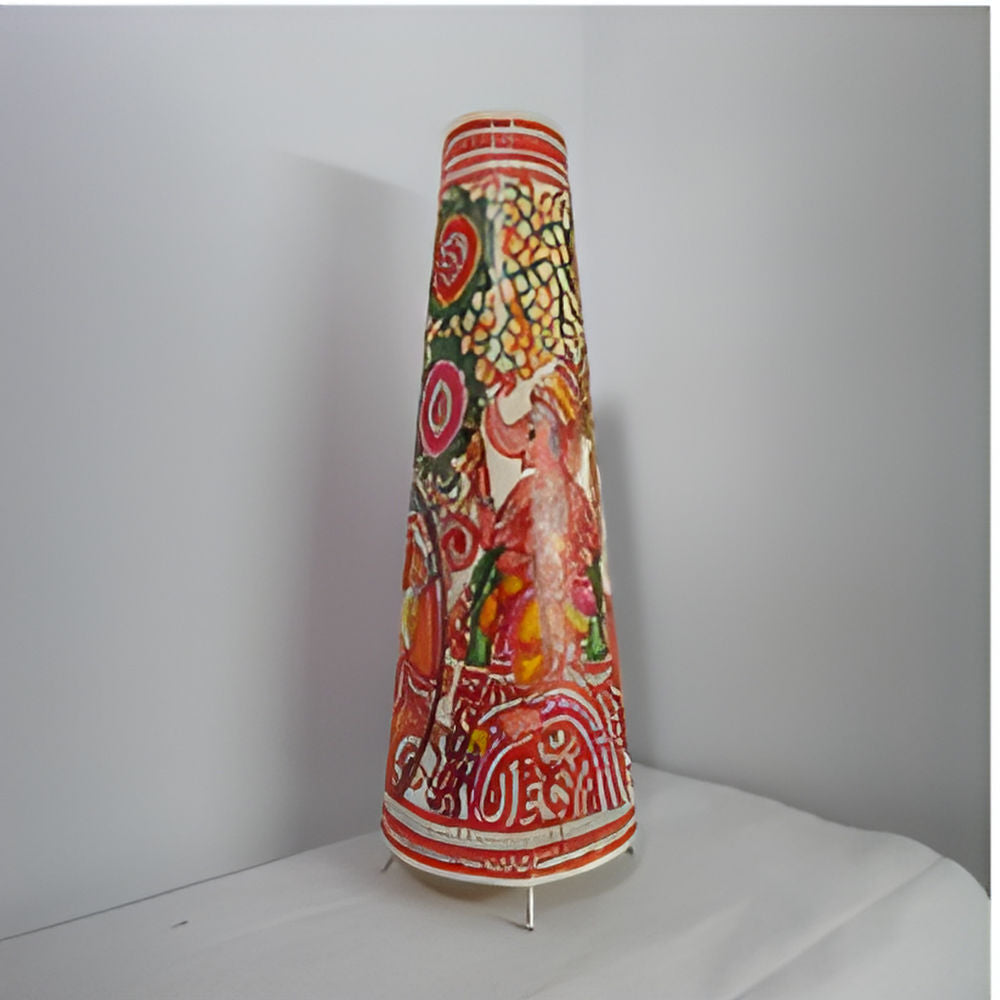 Ganesha Round Floor Lamp (16 inch)