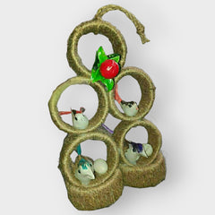 Ghazipur Handmade Jute Wall-Hanging Golden Nest