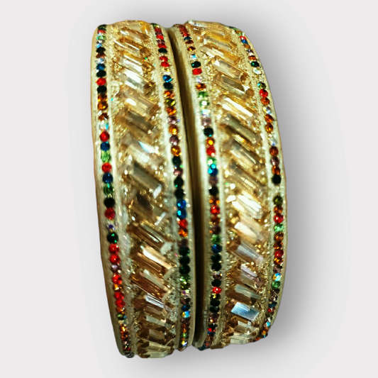 Golden Lac Bangles