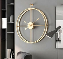 Golden Brass Finish Wall Clock