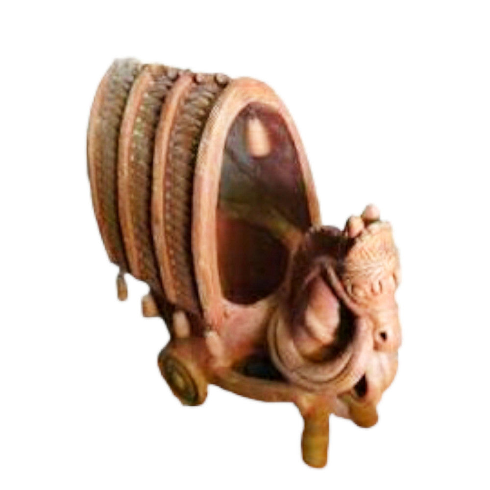 Traditional Handicraft Gorakhpur Terracotta Of Horse Statue For Decoration Purpose