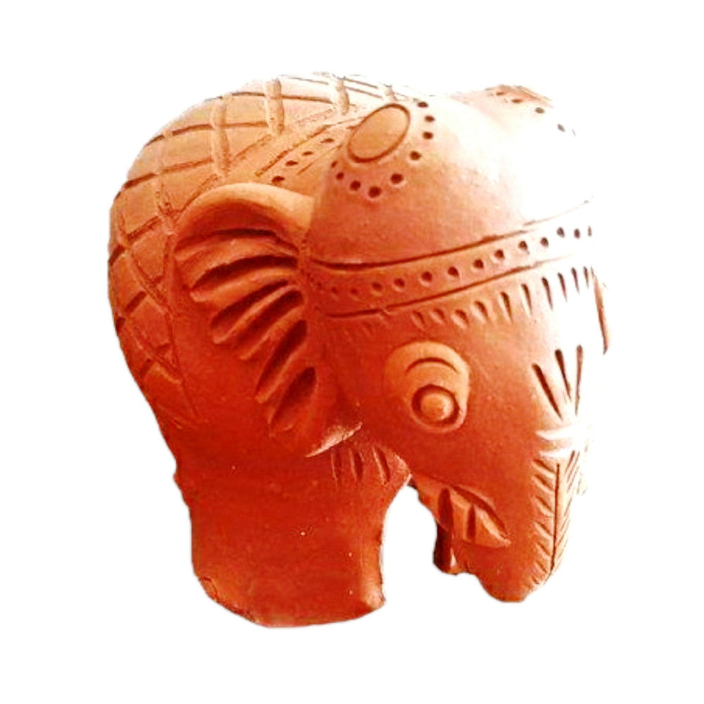 Beautiful Handmade Gorakhpur Terracotta Elephant Showpiece