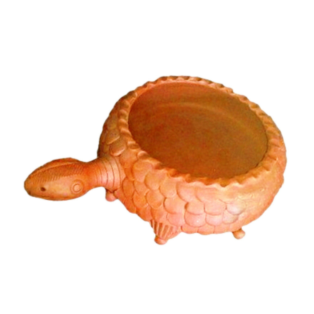 Beautiful Handmade Gorakhpur Terracotta Turtle Shape Diya