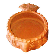 Beautiful Handmade Gorakhpur Terracotta Fish Shape Diya for Diwali Decoration