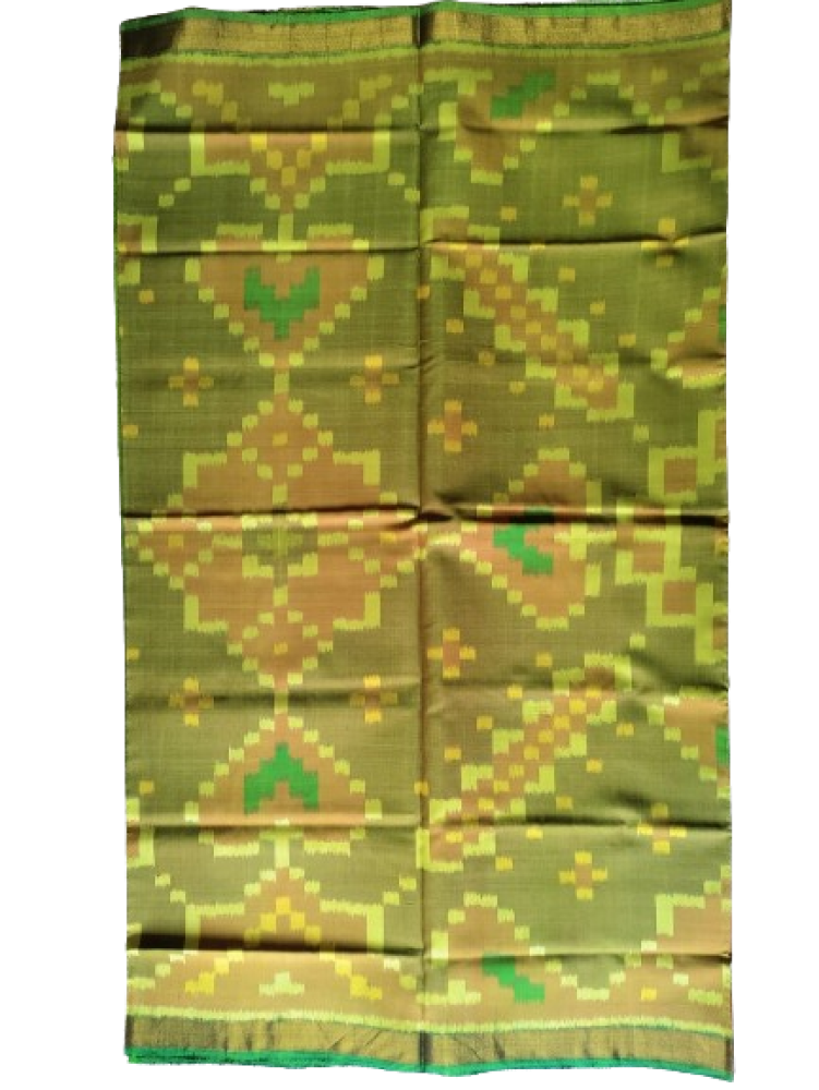 Green Colour Rajkot Patola Saree