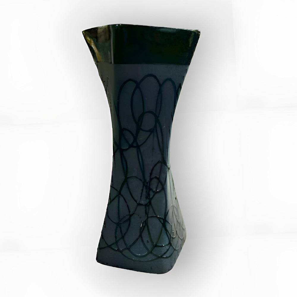 Grey Matt Vase Chunar Glaze Pottery