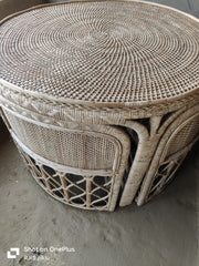 Hand Crafted Dining Table Round Shape