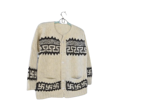 Hand Knitted Woolen Cardigan