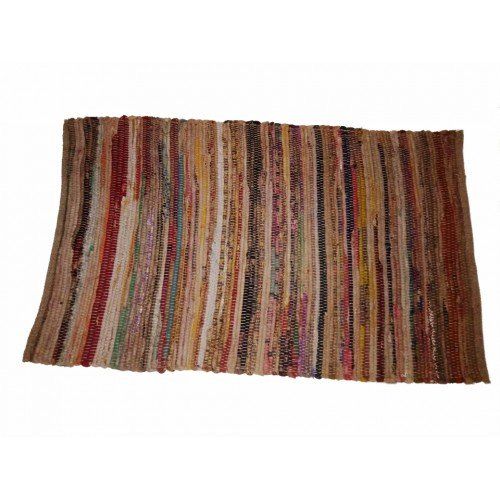 Agra Durrie Hand Tufted Durable Quality Woolen & Cotton Durrie (4 X 6 Ft) For Home By G. S. Rugs