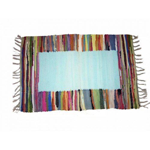 Agra Durrie Hand Tufted Durable Quality Woolen & Cotton Durrie (4 X 6 Ft) For Home By G. S. Rugs