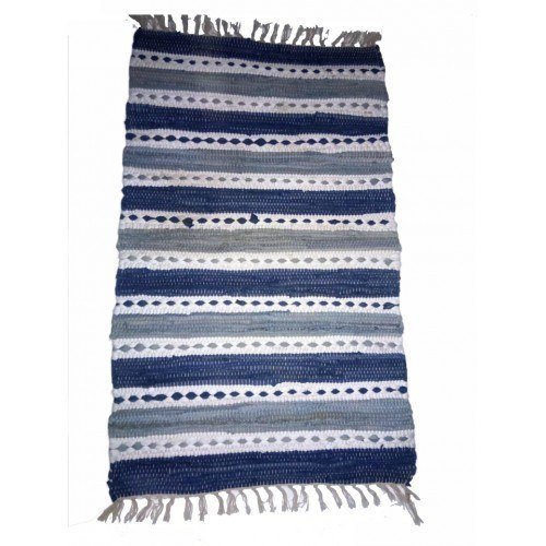 Agra Durrie Hand Tufted Durable Quality Woolen & Cotton Durrie (4 X 6 Ft) For Home By G. S. Rugs