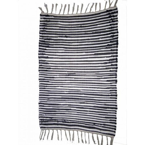 Agra Durrie Hand Tufted Durable Quality Woolen & Cotton Durrie (4 X 6 Ft) For Home By G. S. Rugs