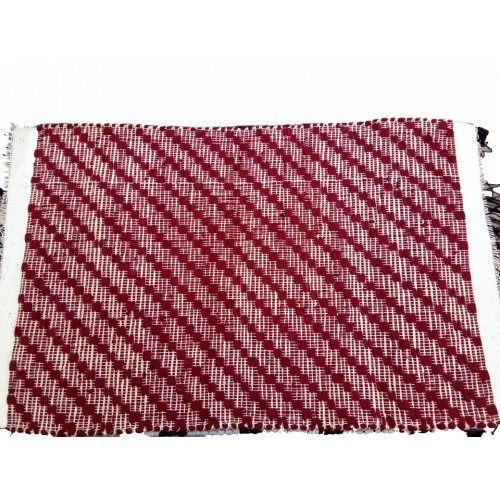 Agra Durrie Hand Tufted Durable Quality Woolen & Cotton Durrie (4 X 6 Ft) For Home By G. S. Rugs