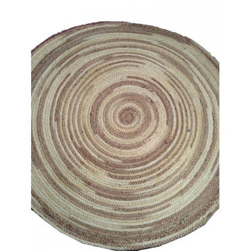 Agra Durrie Hand Tufted Durable Quality Woolen & Cotton Durrie (4 X 4 Ft) By S.R. Handloom