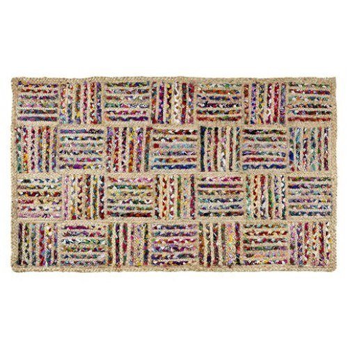 Agra Durrie Hand Tufted Durable Quality Woolen & Cotton Durrie (3x5 Ft) By S.R. Handloom