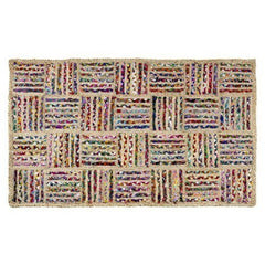 Agra Durrie Hand Tufted Durable Quality Woolen & Cotton Durrie (3x5 Ft) By S.R. Handloom