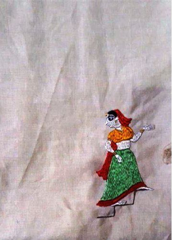 Chamba Rumal Women Silk Thread Embroidery By Indu Sharma
