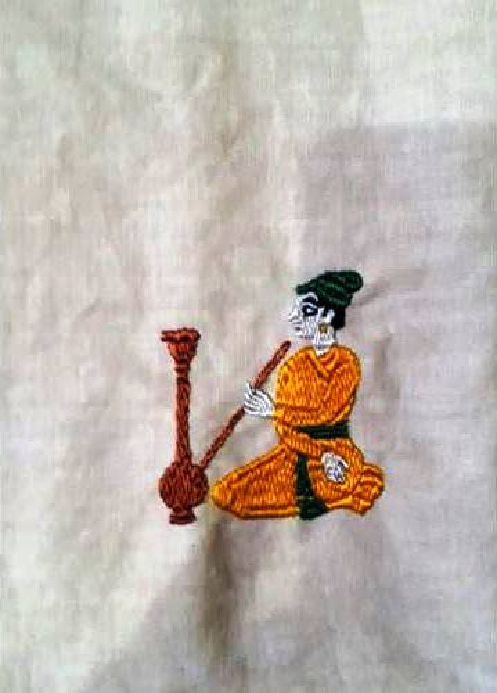 Chamba Rumal Prince Silk Thread Embroidery By Indu Sharma