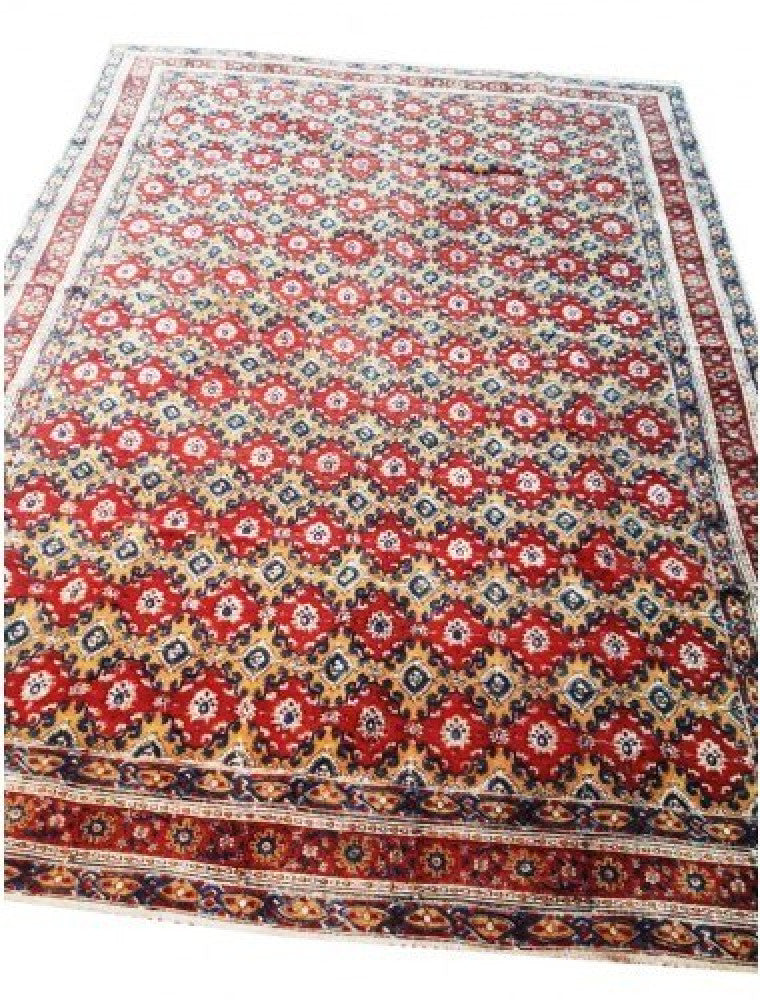 Handwoven Cotton Warangal Red color Durrie