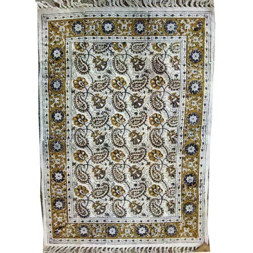 Warangal Durrie Hand Woven Kalamkari Design By Haasini Handloom