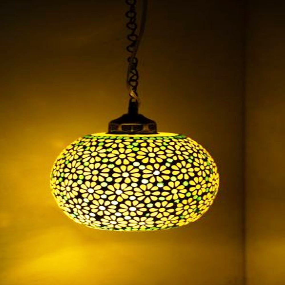 Hanging Lamp Floral