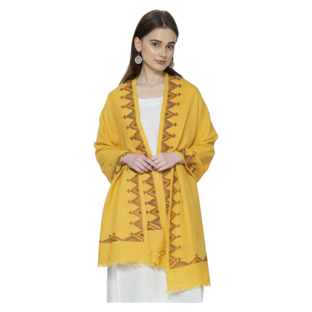 Himalayan daur stole 4 sided weaved Shawl