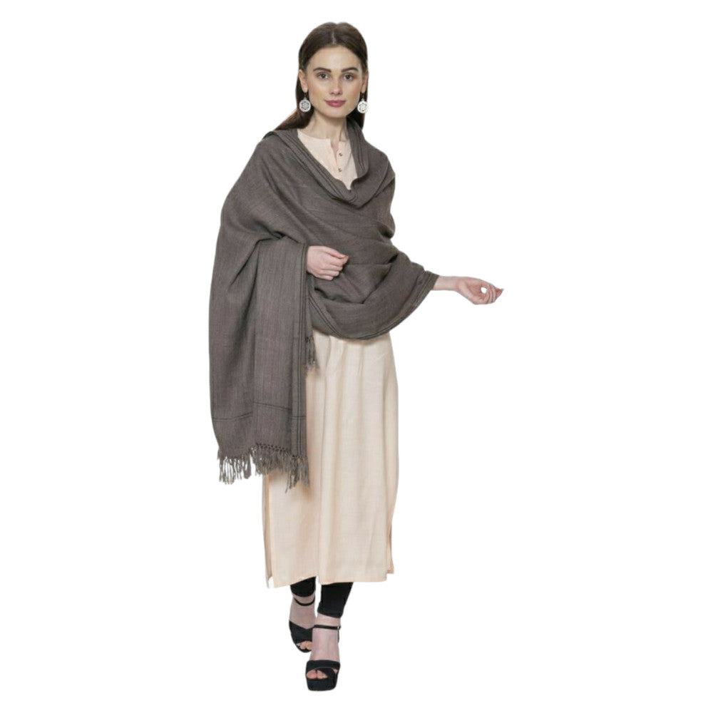 Himalayan Raw woolen full size loi Shawl