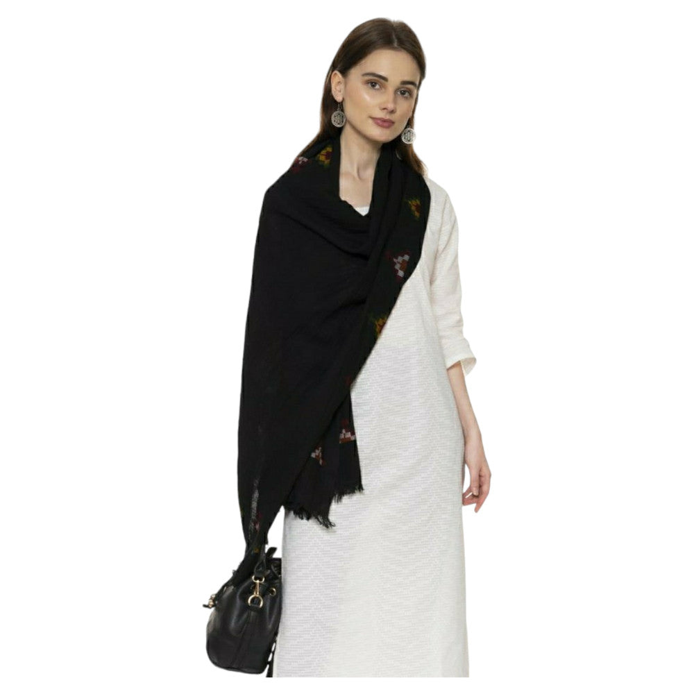 Himalayan temple weaved stole 4 sided weaved