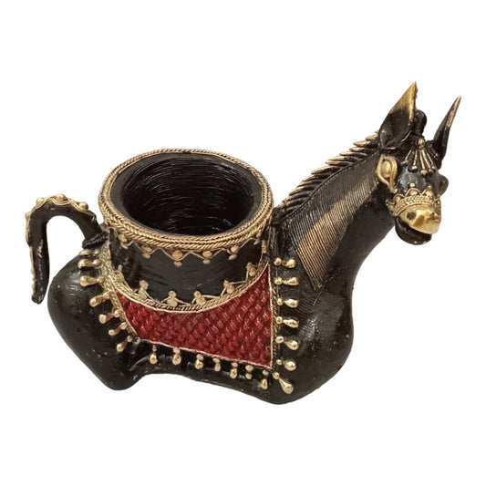 Horse Metal Craft Pen Stand