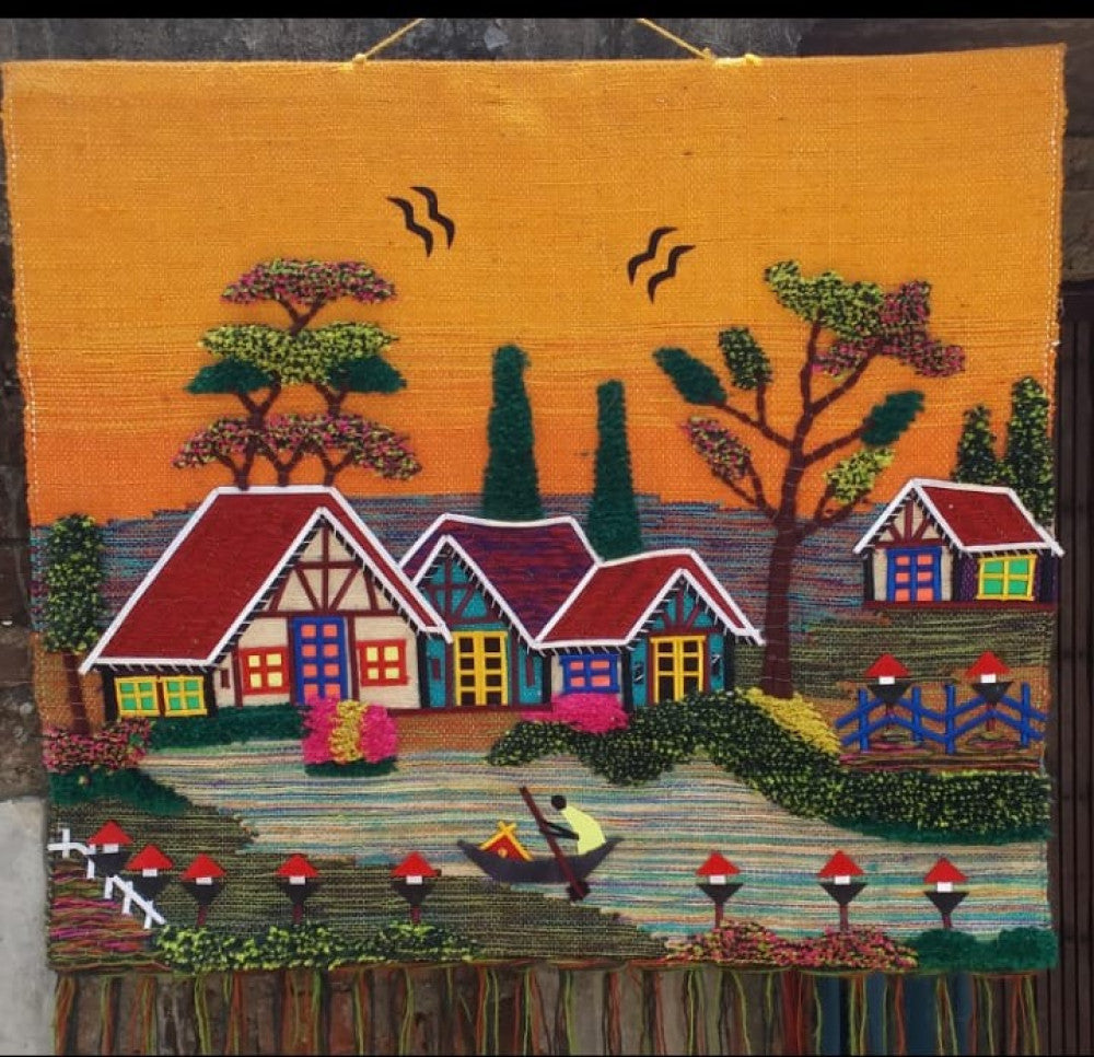 House Jute Wall Hanging