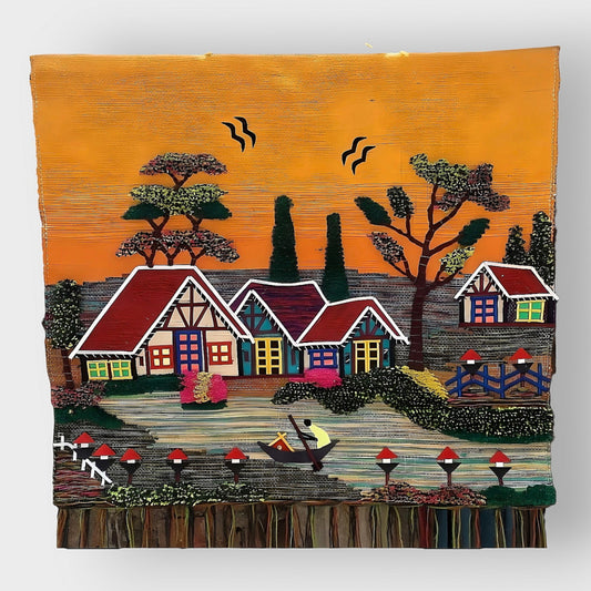 House Jute Wall Hanging